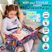 ECOFANTASY Car Seat Travel Tray for Toddlers (Mermaid)