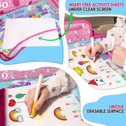 ECOFANTASY Car Seat Travel Tray for Toddlers (Unicorn)