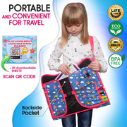 ECOFANTASY Car Seat Travel Tray for Toddlers (Airplanes)