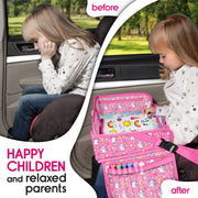 ECOFANTASY Car Seat Travel Tray for Toddlers (Unicorn)