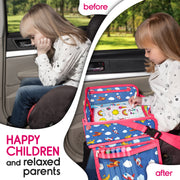 ECOFANTASY Car Seat Travel Tray for Toddlers (Airplanes)