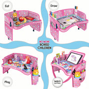 ECOFANTASY Car Seat Travel Tray for Toddlers (Unicorn)